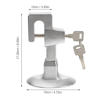 ハンドルロック　Vehicle Security System 46-1502 Amazon.com: Garneck Steel Key Lock Anti-Theft Device for